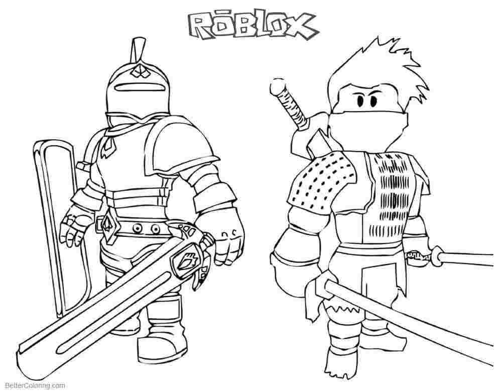 Roblox Coloring Pages For Kids Jongens