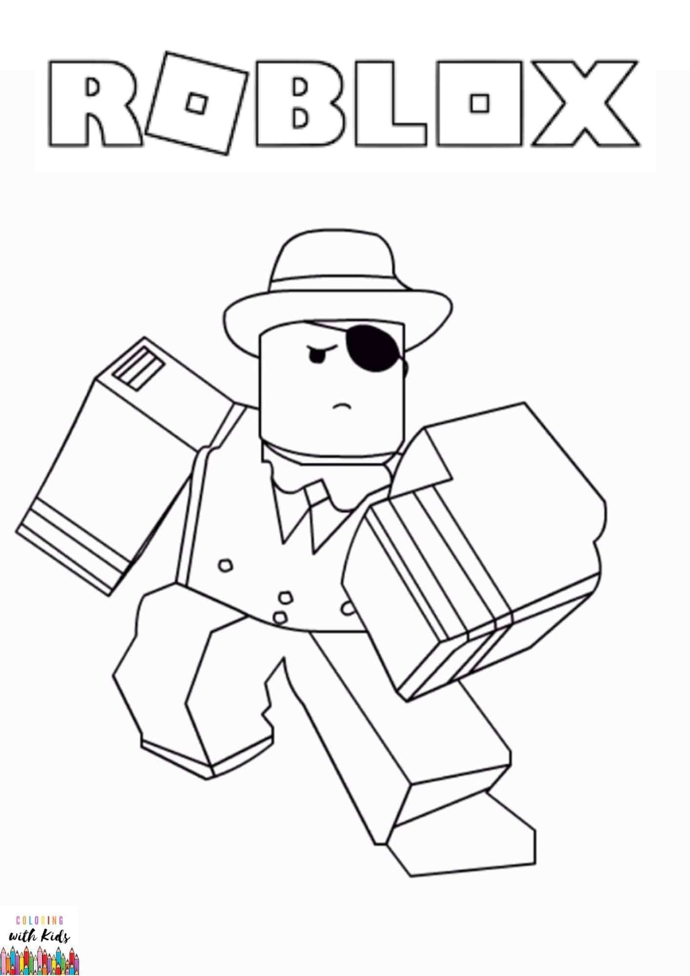 Roblox Coloring Page Image Credit Roblox Avatar Drawing By Yadia Chenia Permission Fo