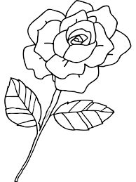 Roos Kleurplaat Google Zoeken Floral Illustrations Coloring Pages Art