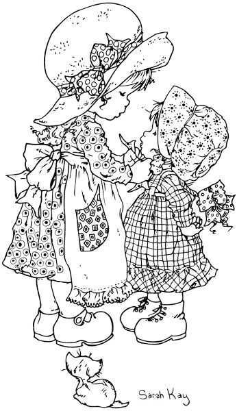 Stamps Sarah Kay Coloring Pages Colouring Pages