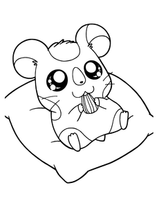 Hamtaro Coloring Pages Picgifs Com Kleurplaten