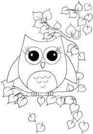 Para Pintar E Bordar Owl Coloring Pages Coloring Pages For Girls Coloring Pages