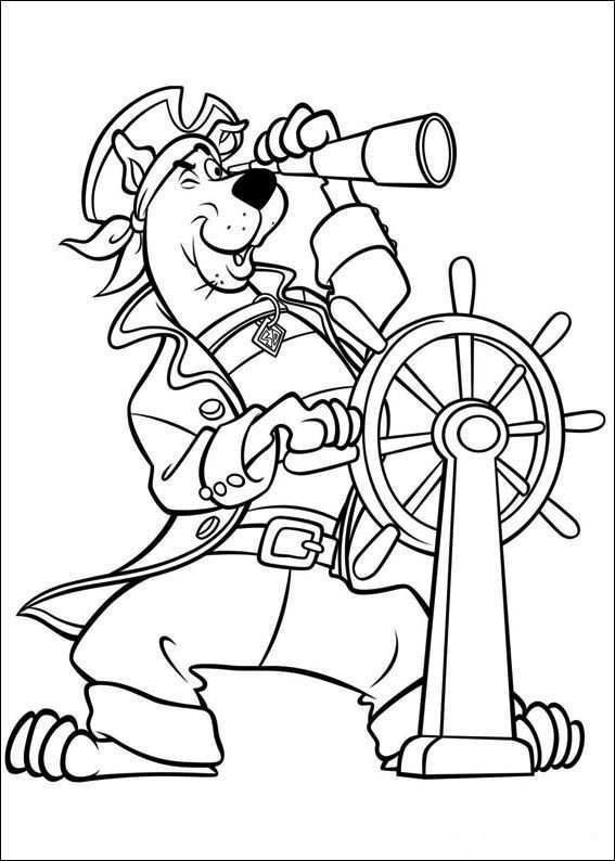 Scooby Doo Colouring 22 Scooby Doo Coloring Pages Cartoon Coloring Pages Pirate Color
