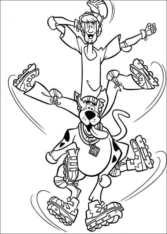 Scooby Doo Kleurplaten 24 Kleurplaten Voor Kinderen Kleurboek Kleurplaten