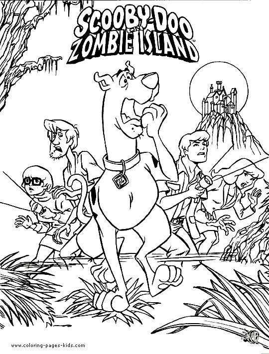 Scooby Doo Coloring Pages Free Scooby Doo Color Page Cartoon Characters Coloring Pa S