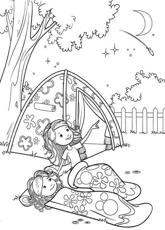 Groovy Girls Camp Coloring Pages Groovy Girls Coloring Pages Kidsdrawing Free Colorin