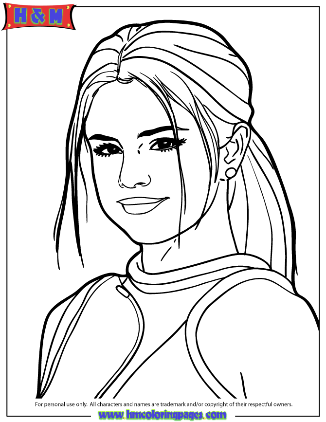 Selena Gomez Coloring Pages Az Coloring Pages Selena Gomez Drawing Outline Drawings C