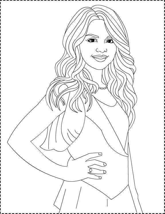 Nicole S Free Coloring Pages Selena Gomez Coloring Pages Super Coloring Pages Colorin