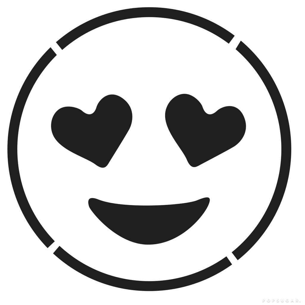 Smiling Face With Heart Shaped Eyes Emoji Tekening Cartoon Gezichten Kleurplaten