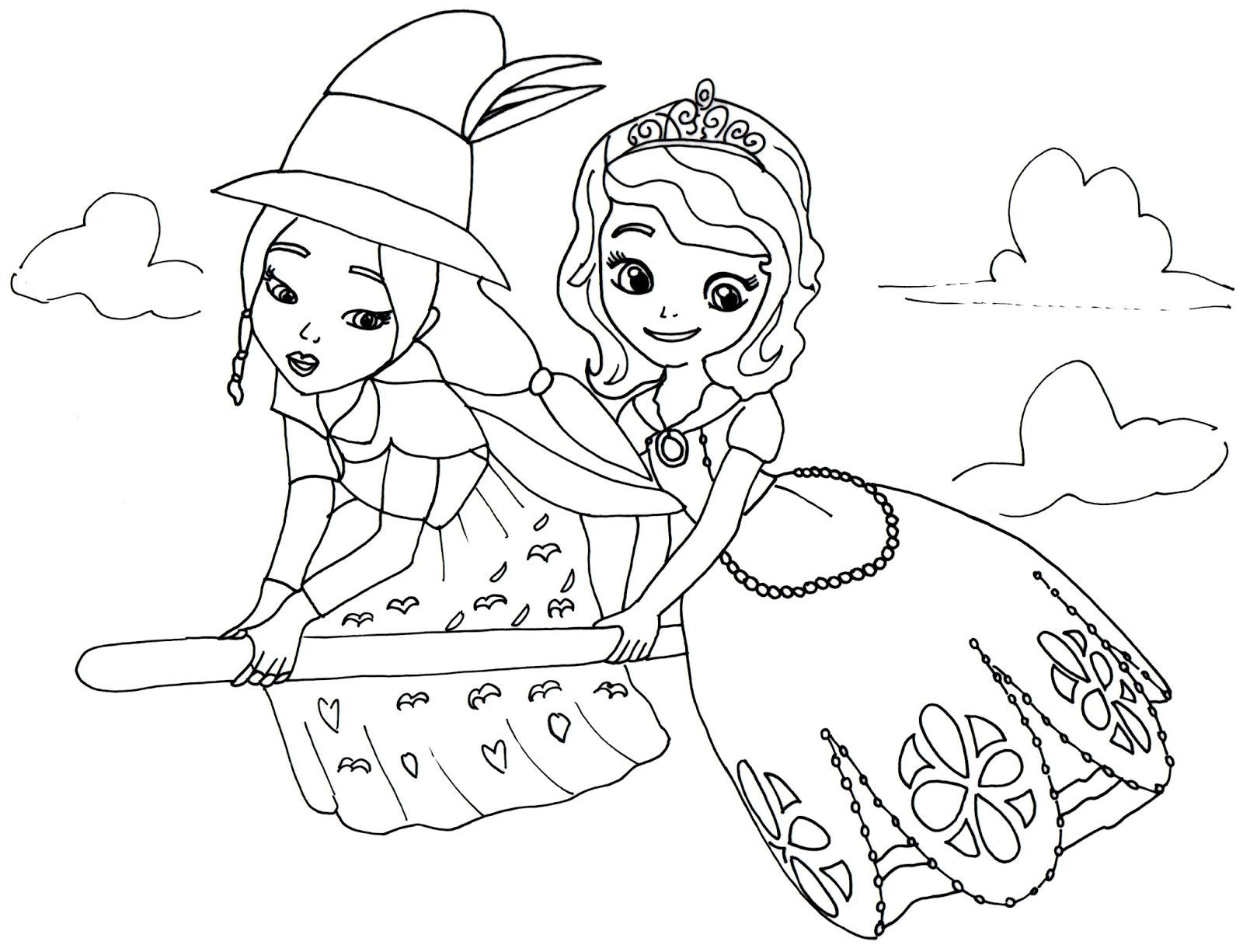 Sofia The First Coloring Pages Lucinda Witch Coloring Pages Disney Princess Coloring