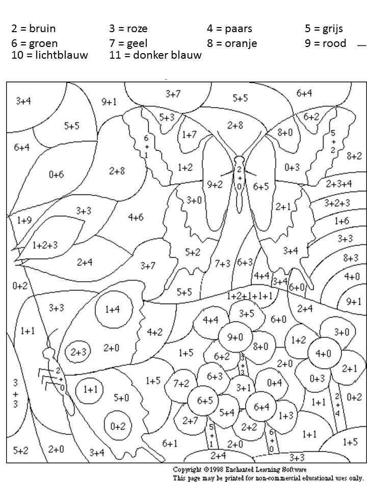 Pin Van Levent Unal Op Groep 3 Kleuren Met Nummers Schoolactiviteiten Optellen En Aft