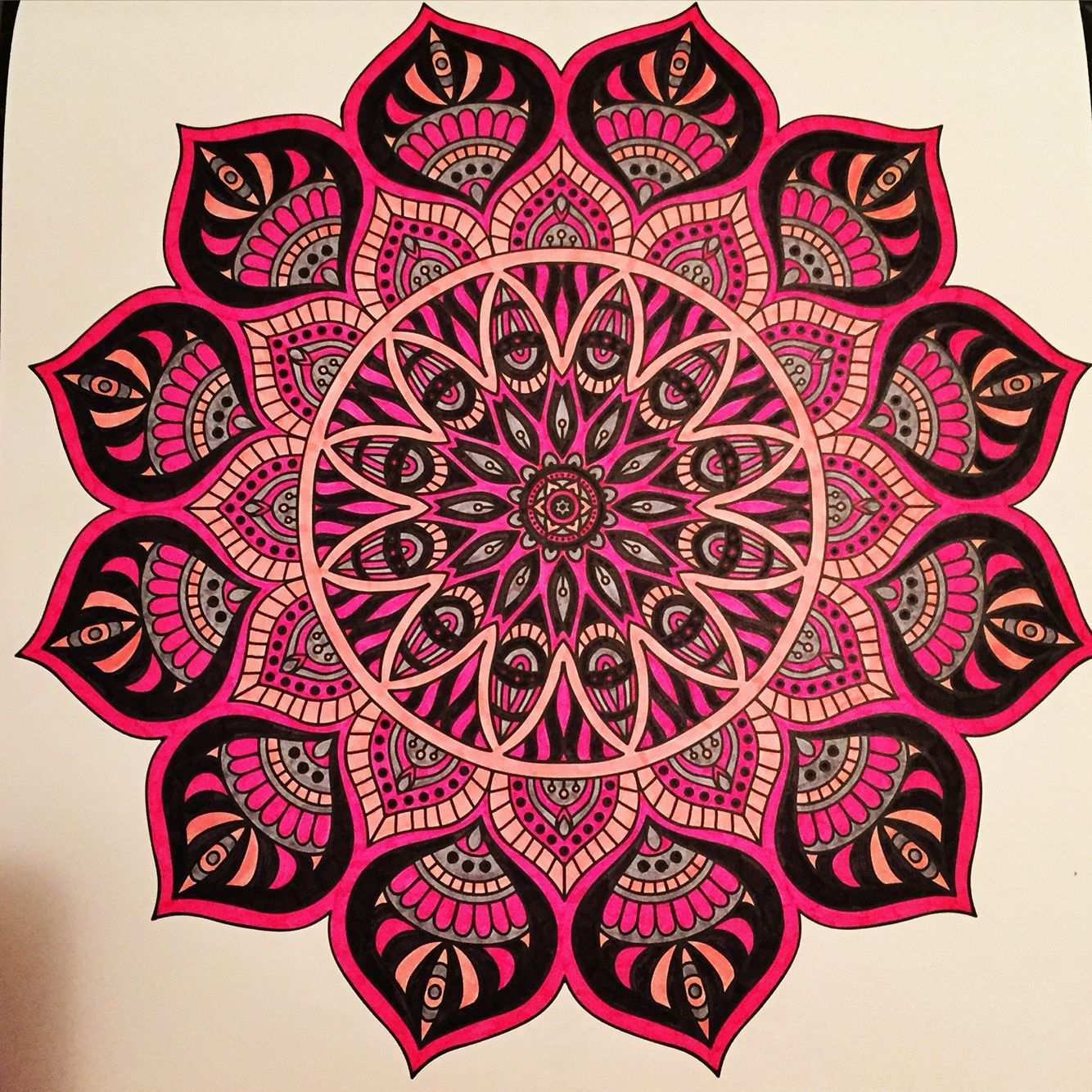 Mandala With Stabilo Pen 68 Bloemen Mandala Mandala S Kleurplaten