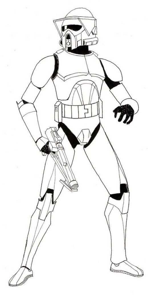 Clone Trooper Armor Coloring Sheets Star Wars Clone Wars Clone Trooper Armor Star Wars Drawings