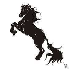 Afbeeldingsresultaat Voor Steigerend Paard Silhouet Paard Silhouet Paarden Silhouet