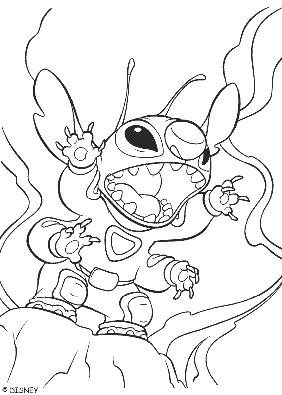 Coloring Page Lilo And Stitch Lilo And Stitch Stitch Coloring Pages Disney Coloring P