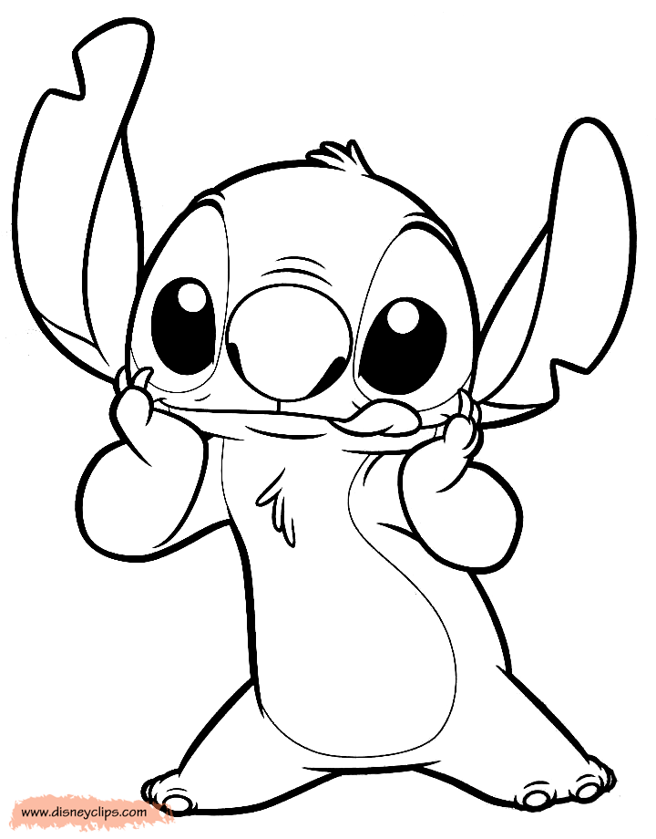 Stitch Coloring4 Gif 720 920 Stitch Coloring Pages Stitch Drawing Disney Coloring Pag