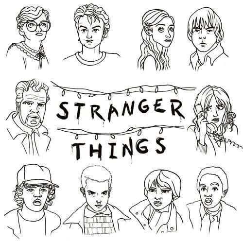 Free Printable Stranger Things Coloring Page Coloriage Sonic Dessins Faciles Dessin D