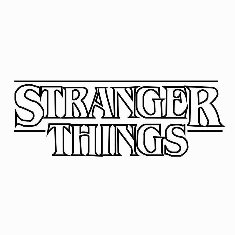 Stranger Things Coloring Book Best Of Stranger Things Logo Scarves Stranger Things St