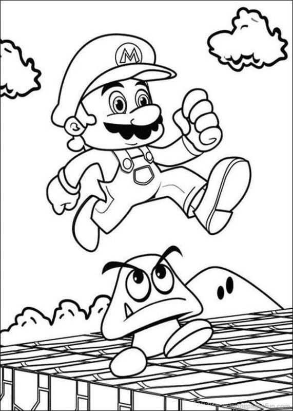 Super Mario Bros Coloring Pages 36 Super Mario Coloring Pages Mario Coloring Pages Le