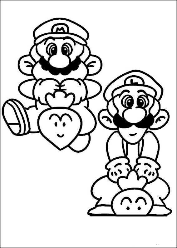 Mario Bross Fargelegging Tegninger 24 Mario Bros Maleboger Tegninger