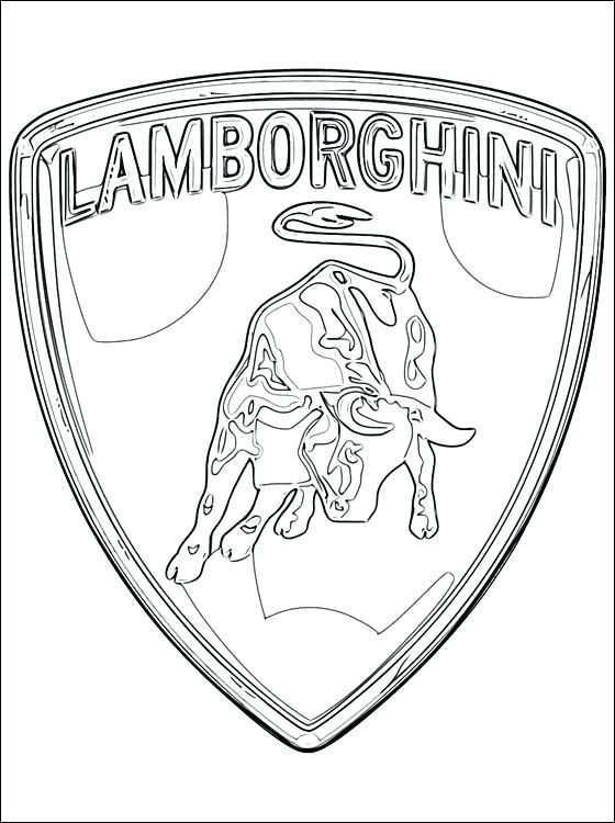 Lamborghini Kleurplaat Logo Lamborghini Kleurplaaten Kleurplaten Disney Tekenen Teken