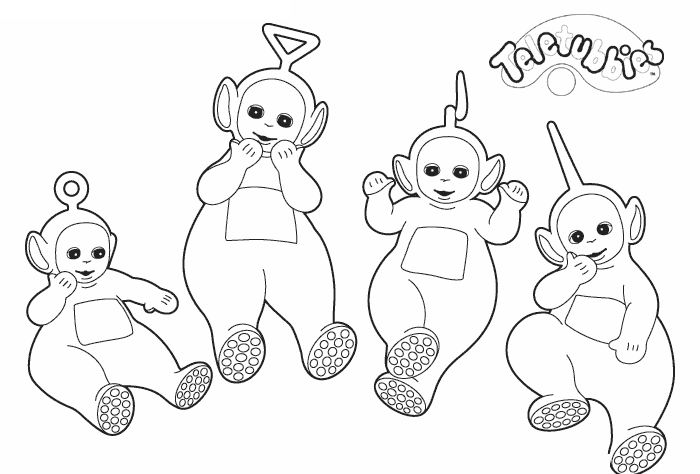 Teletubbies Coloring Pages And Pictures Toddlers Love Print Color Craft Kleurplaten T