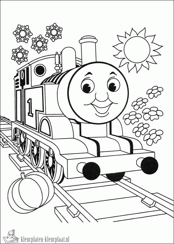 20342 Thomas De Trein Kleurplaat Gif 567 794 Train Coloring Pages Coloring Books Free Coloring Pages