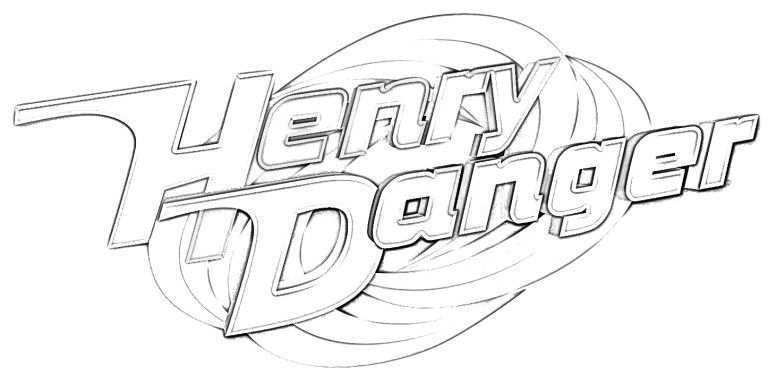 Henry Danger Logo Lineart Coloring Sheet Coloring Sheets Cartoon Coloring Pages Color