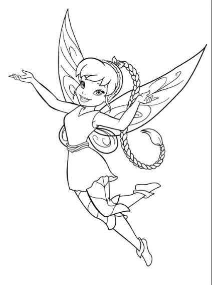 Fairy Coloring Page Elfje Kleurplaat Tinkerbell Coloring Pages Fairy Coloring Book Fa