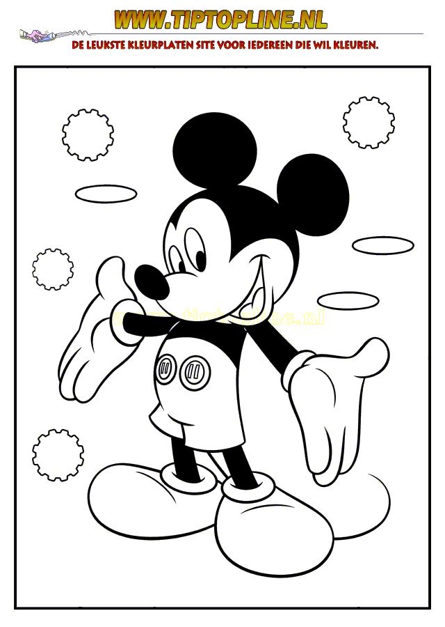 Mickey Mouse Kleurplaat Google Zoeken Disney Kleurplaten Kleurboek Boek Bladzijden Kl