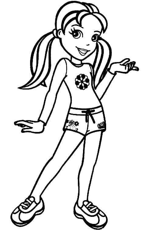 Cartoon Coloring Pages Momjunction Pocket Coloring Book Cartoon Coloring Pages Polly