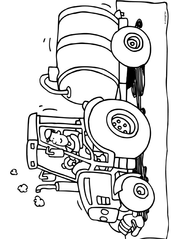 Kleurplaat Tractor Kleurplaten Tractor Kinderknutsels