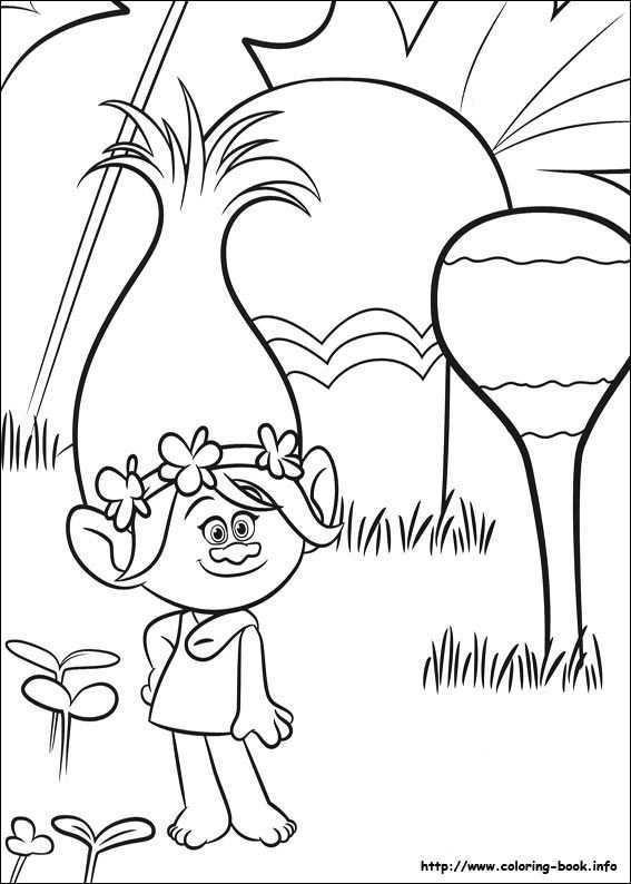 Trolls Coloring Picture Coloring Books Cartoon Coloring Pages Coloring Pages