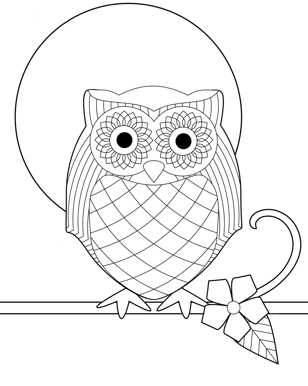 Pin Op Owl Coloring Pages Uil Kleurplaten