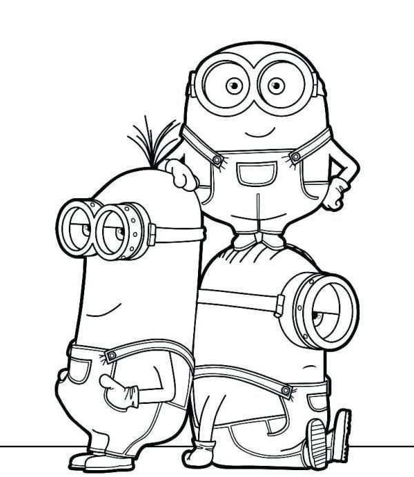 Cartoon Coloring Pages Minions Minion Coloring Pages Minions Coloring Pages Disney Co