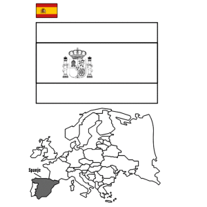 Spaanse Vlag Kleurplaat Google Zoeken Spanje Vlag Vlaggen