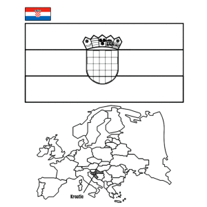 Landen En Vlaggen Kleurplaten Leuk Voor Kids