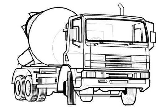 Concrete Mixer Truck Truck Coloring Pages Cars Coloring Pages Coloring Pages