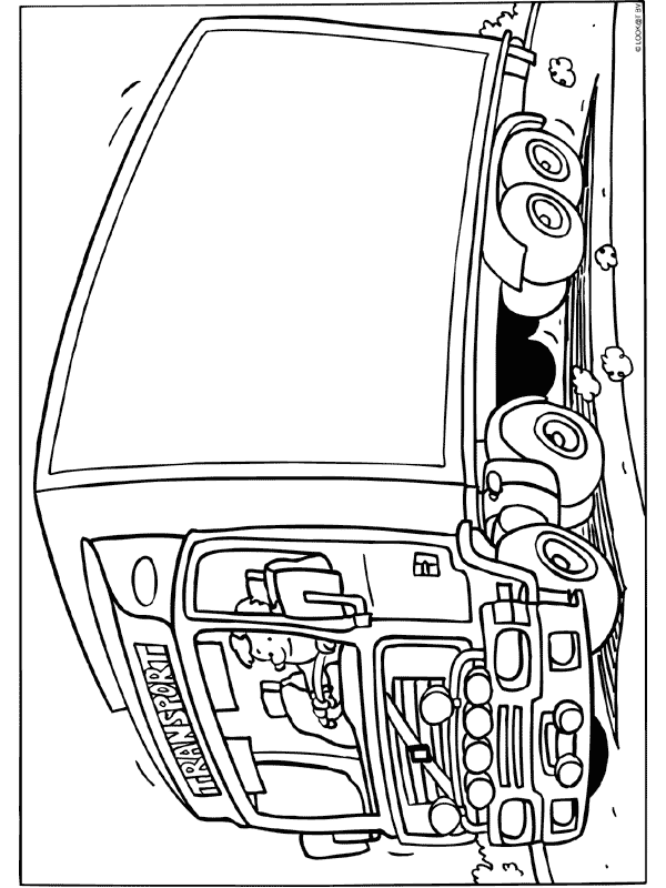 Kleurplaat Vrachtauto Vrachtwagen Kleurplaten Nl Kleurplaten Vrachtwagens Vrachtauto