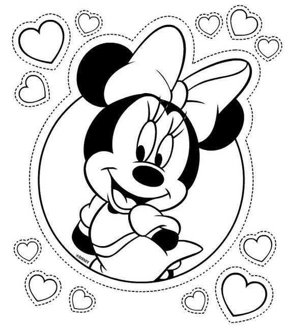 Minnie And Mickey Instant Download Disney Coloring Pages Digital Printable Design Col