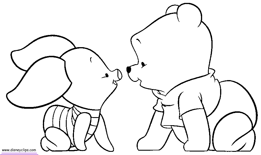 Baby Pooh Coloring Pages Page 2 Disney Winnie The Pooh Tigger Kleurplaten Disney Teke