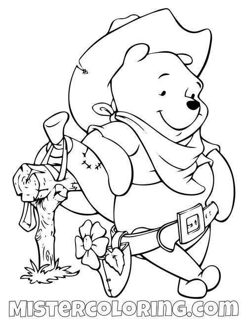 Winnie The Pooh Coloring Pages For Kids Mister Coloring In 2020 Ladybug Coloring Page