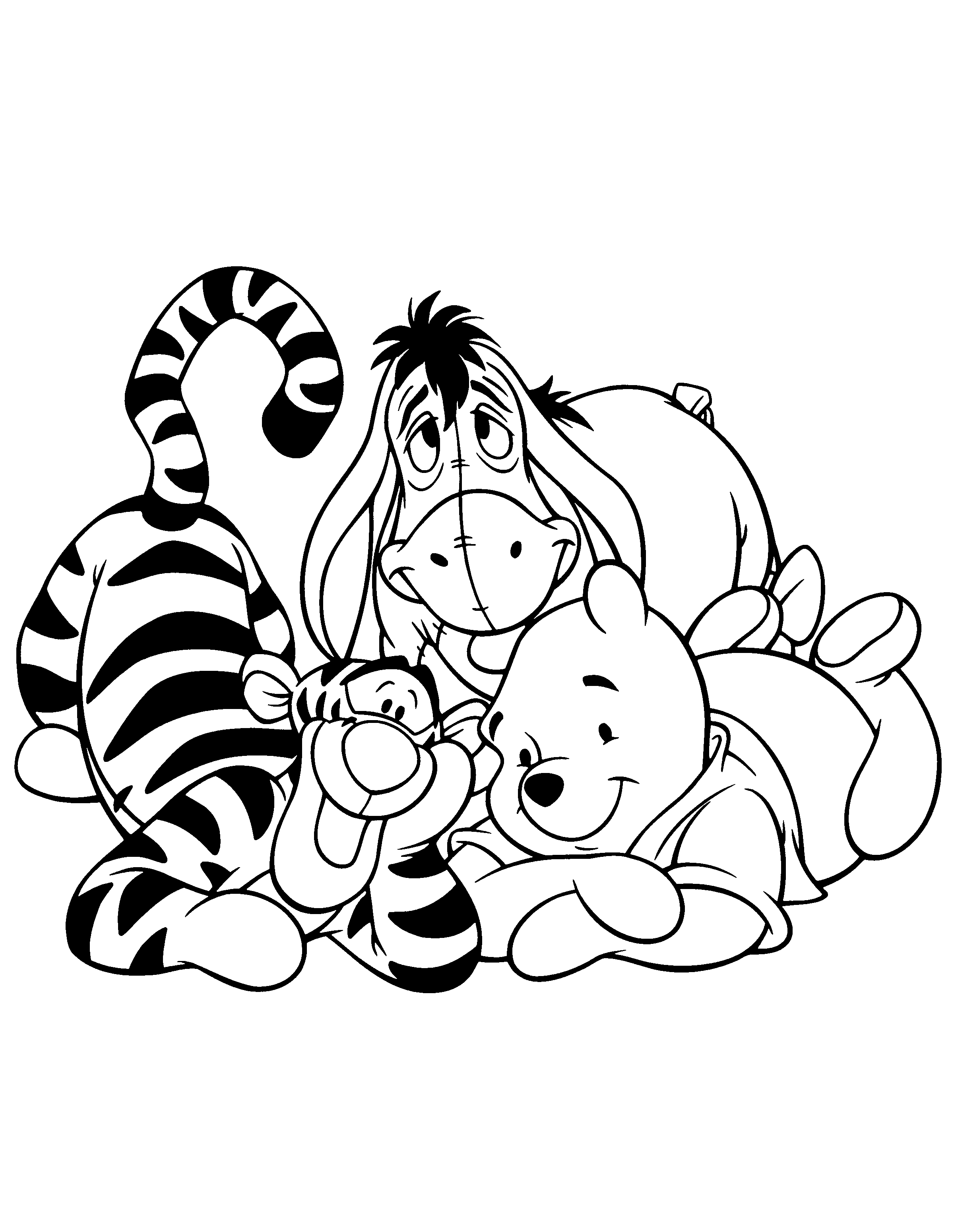 Winnie The Pooh Coloring Page Printable Bear Coloring Pages Coloring Pages Coloring B