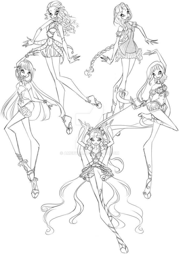 Joker Fest For Preciouswishes By Gardenofdaisy Cartoon Coloring Pages Winx Club Art