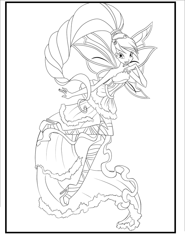 Winx Club Harmonix Coloring Pages For Kids Gtd Printable Winx Club Coloring Pages For