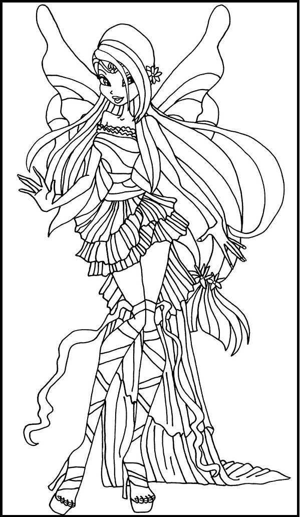 Winx Club Harmonix Musa Coloring Pages For Kids Gtb Printable Winx Club Coloring Pages For Kids Cartoon Coloring Pages Fairy Coloring Coloring Pages
