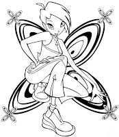 Winx Club Coloring Pages Fadas