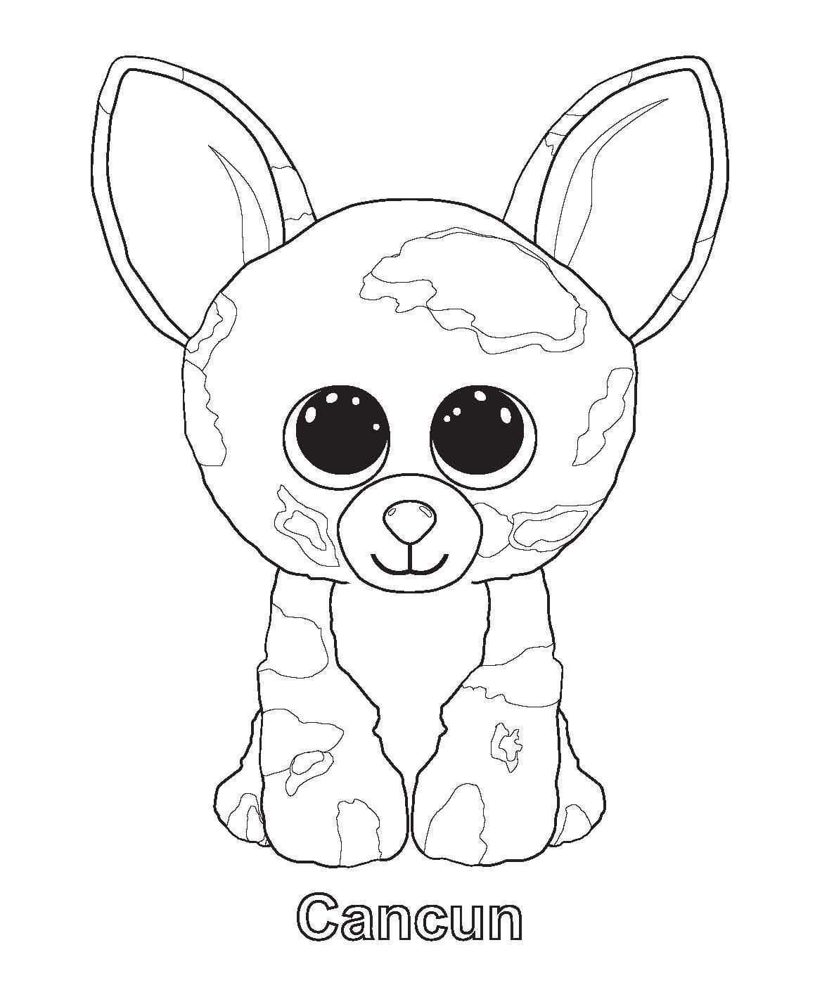 18 Coloriage A Imprimer Yoohoo Friends Beanie Boo Party Beanie Boo Birthdays Beanie B