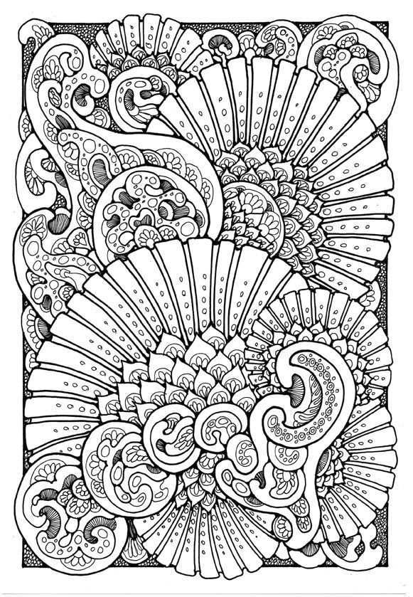 Pin On Zentangles Adult Colouring Coloring Pages